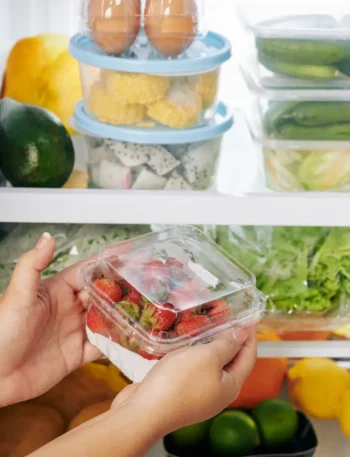 Armazenamento de Ervas na geladeira