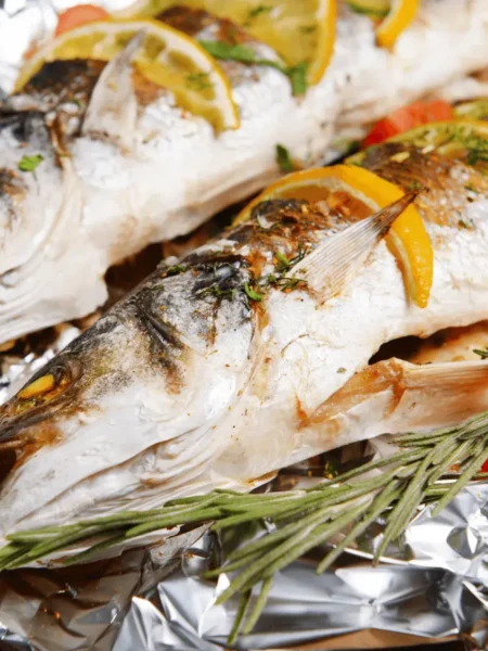 Peixe Assado com Ervas