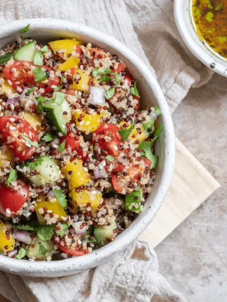 Salada de Quinoa com Legumes Assados