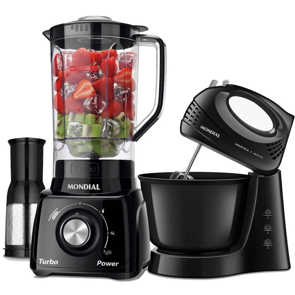 Kit Liquidificador e Batedeira Mondial