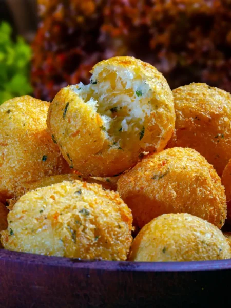 Bolinho de bacalhau na airfryer