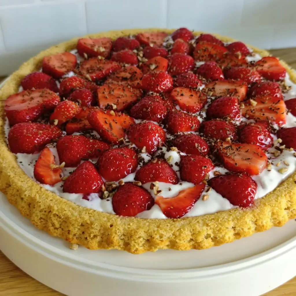 Torta de Morango com Creme