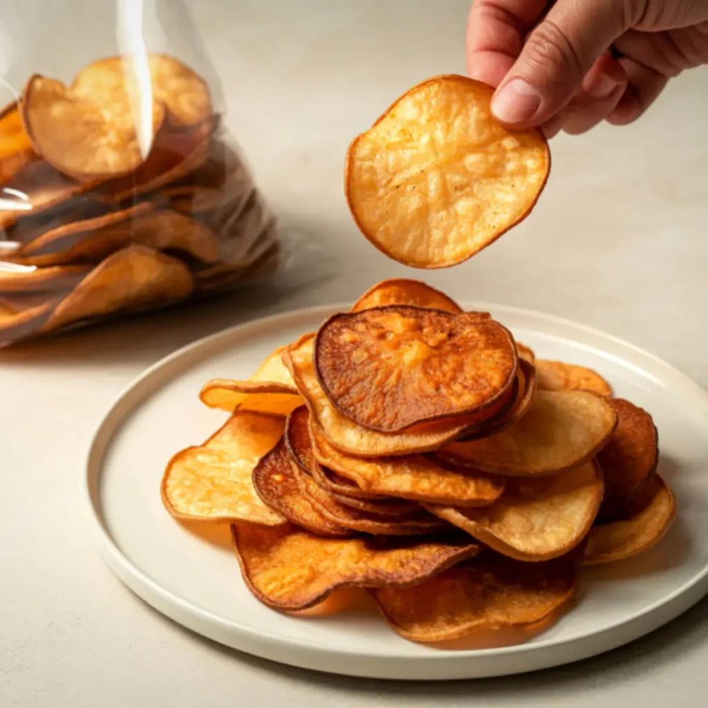 Chips de batata doce