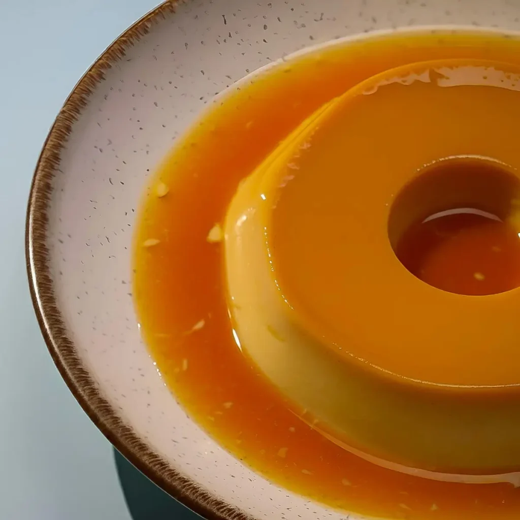Pudim de Laranja com Calda